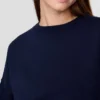 Vintagesoft Sweatshirt mit Keilausschnitt und Rundhalsausschnitt
