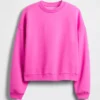 Vintagesoft Sweatshirt mit Keilausschnitt und Rundhalsausschnitt