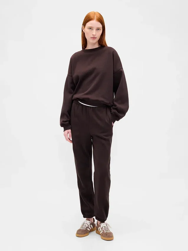 Vintagesoft Sweatshirt mit Keilausschnitt und Rundhalsausschnitt
