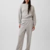 Vintagesoft Sweatshirt mit Keilausschnitt und Rundhalsausschnitt