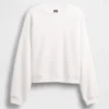 Vintagesoft Sweatshirt mit Keilausschnitt und Rundhalsausschnitt