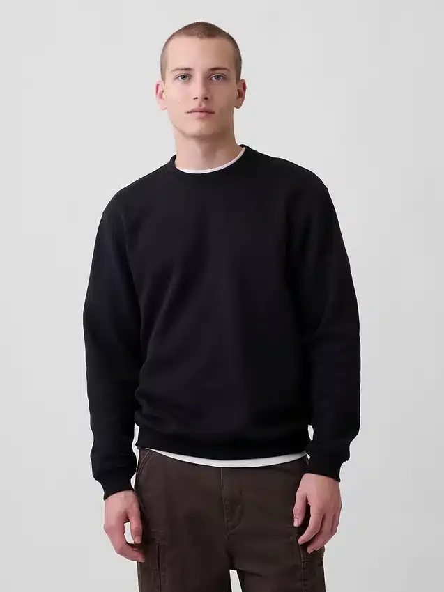 Vintagesoft-Sweatshirt mit Rundhalsausschnitt für Erwachsene