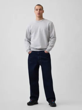 Vintagesoft-Sweatshirt mit Rundhalsausschnitt für Erwachsene