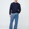 Vintagesoft-Sweatshirt mit Rundhalsausschnitt für Erwachsene