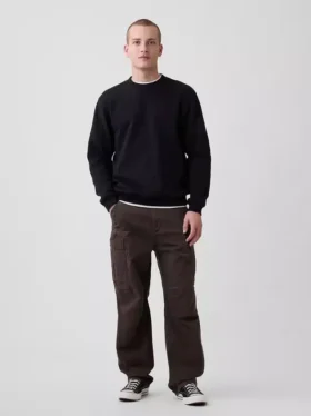 Vintagesoft-Sweatshirt mit Rundhalsausschnitt für Erwachsene
