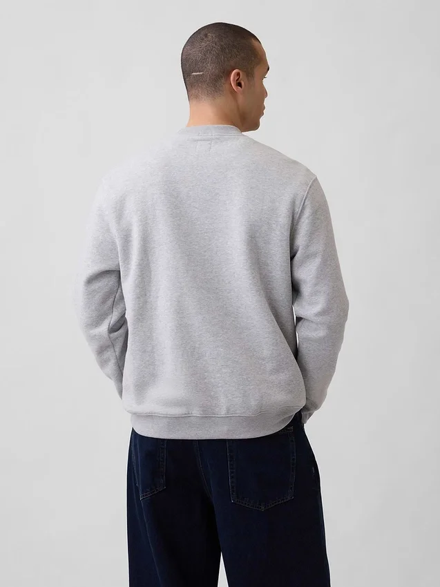 Vintagesoft-Sweatshirt mit Rundhalsausschnitt für Erwachsene