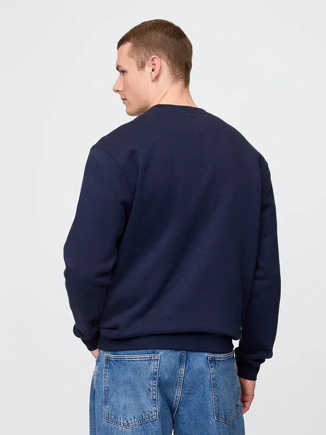 Vintagesoft-Sweatshirt mit Rundhalsausschnitt für Erwachsene