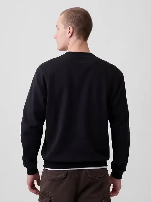 Vintagesoft-Sweatshirt mit Rundhalsausschnitt für Erwachsene
