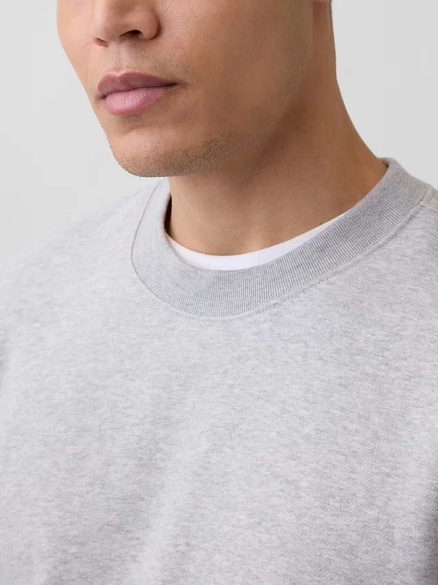 Vintagesoft-Sweatshirt mit Rundhalsausschnitt für Erwachsene