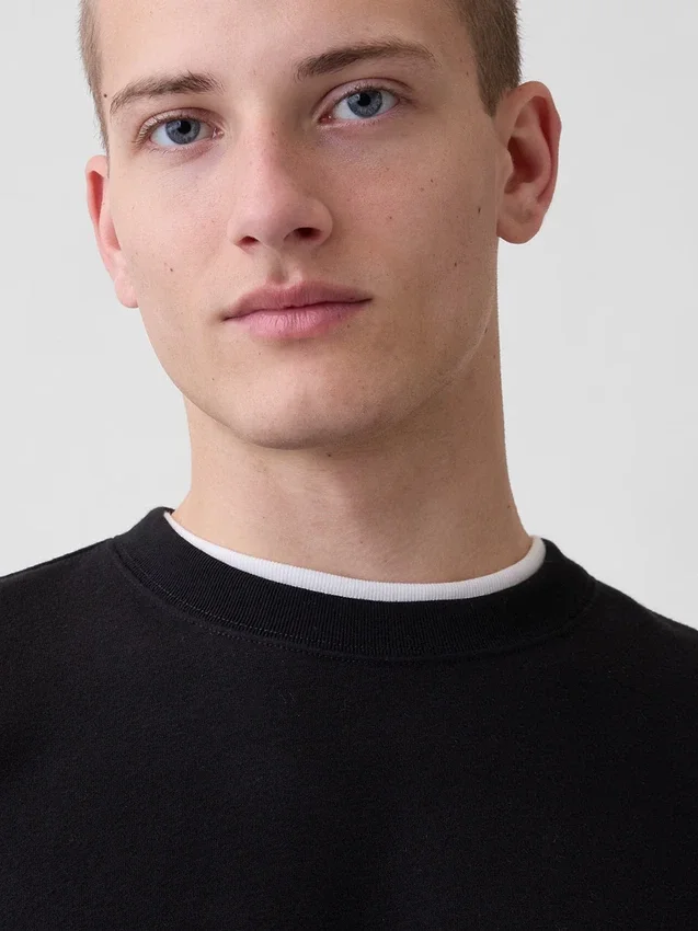 Vintagesoft-Sweatshirt mit Rundhalsausschnitt für Erwachsene