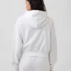 Vintagesoft Terry-Kapuzenpullover mit Reißverschluss