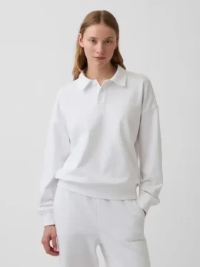 Vintagesoft Terry Oversize-Poloshirt-Sweatshirt