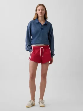 Vintagesoft Terry Oversize-Poloshirt-Sweatshirt