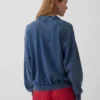 Vintagesoft Terry Oversize-Poloshirt-Sweatshirt