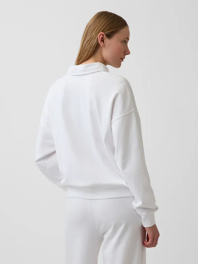 Vintagesoft Terry Oversize-Poloshirt-Sweatshirt