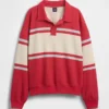 Vintagesoft Terry Oversize-Poloshirt-Sweatshirt