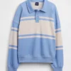 Vintagesoft Terry Oversize-Poloshirt-Sweatshirt
