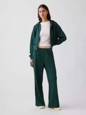 Lose Jogginghose aus Vintagesoft-Frottee mit mittlerer Leibhöhe