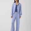 Lose Jogginghose aus Vintagesoft-Frottee mit mittlerer Leibhöhe