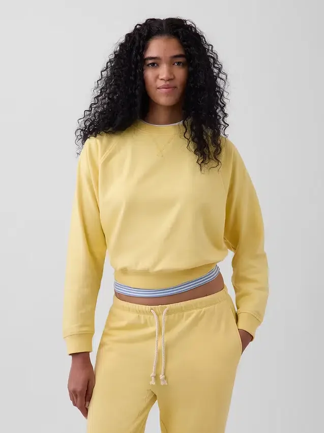 Vintagesoft Terry Raglan-Sweatshirt