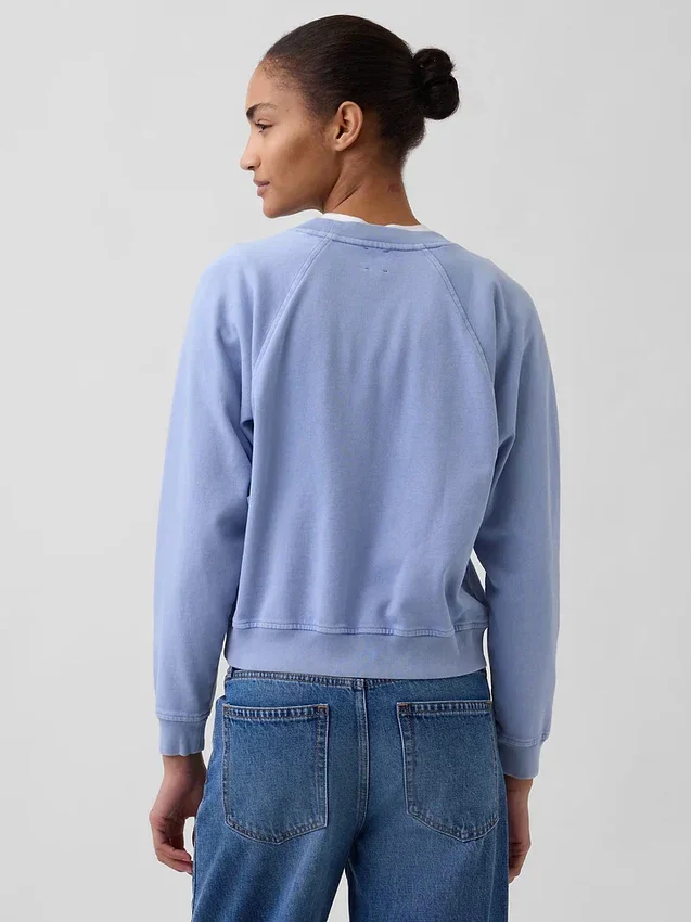 Vintagesoft Terry Raglan-Sweatshirt