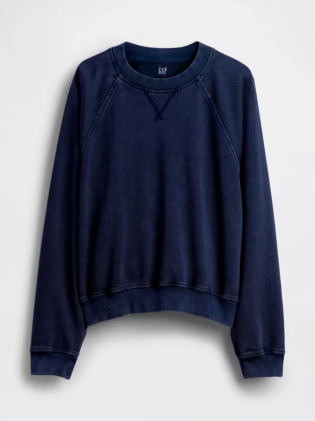 Vintagesoft Terry Raglan-Sweatshirt