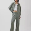 Vintagesoft Terry Sweathose mit weitem Bein