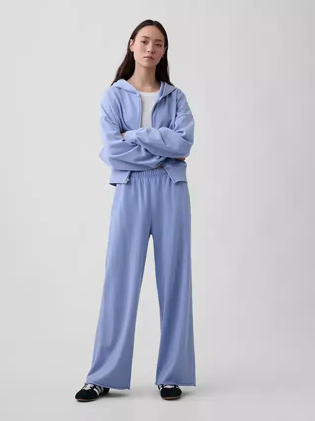 Vintagesoft Terry Sweathose mit weitem Bein
