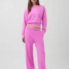 Vintagesoft Terry Sweathose mit weitem Bein