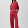 Vintagesoft Terry Sweathose mit weitem Bein