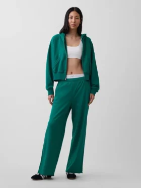 Vintagesoft Terry Sweathose mit weitem Bein