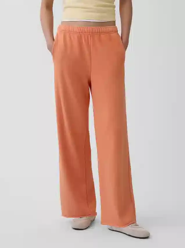 Vintagesoft Terry Sweathose mit weitem Bein