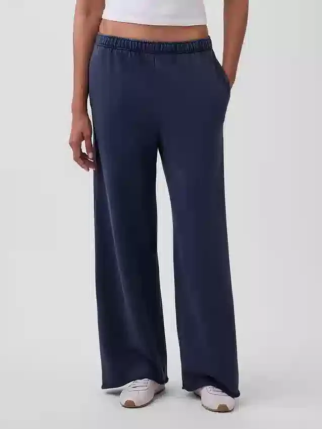 Vintagesoft Terry Sweathose mit weitem Bein