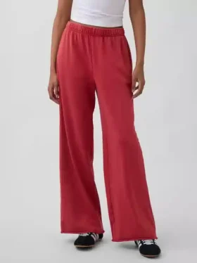 Vintagesoft Terry Sweathose mit weitem Bein