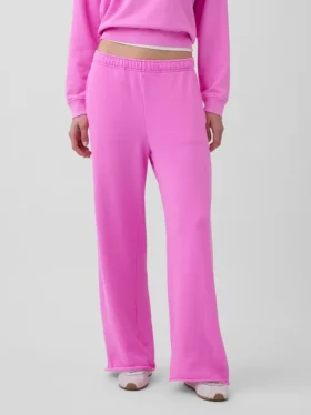Vintagesoft Terry Sweathose mit weitem Bein