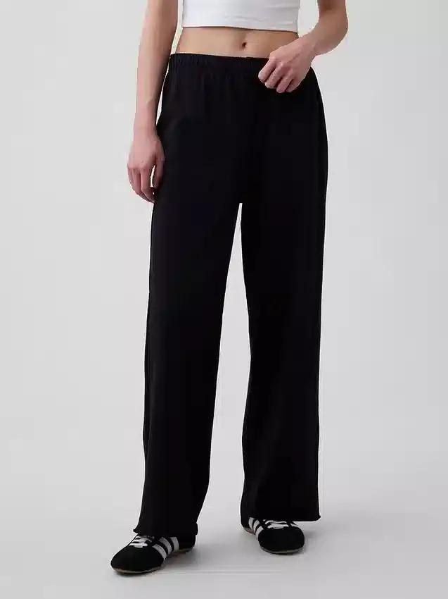 Vintagesoft Terry Sweathose mit weitem Bein