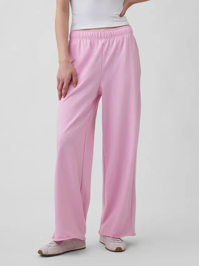 Vintagesoft Terry Sweathose mit weitem Bein
