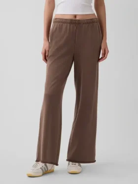 Vintagesoft Terry Sweathose mit weitem Bein