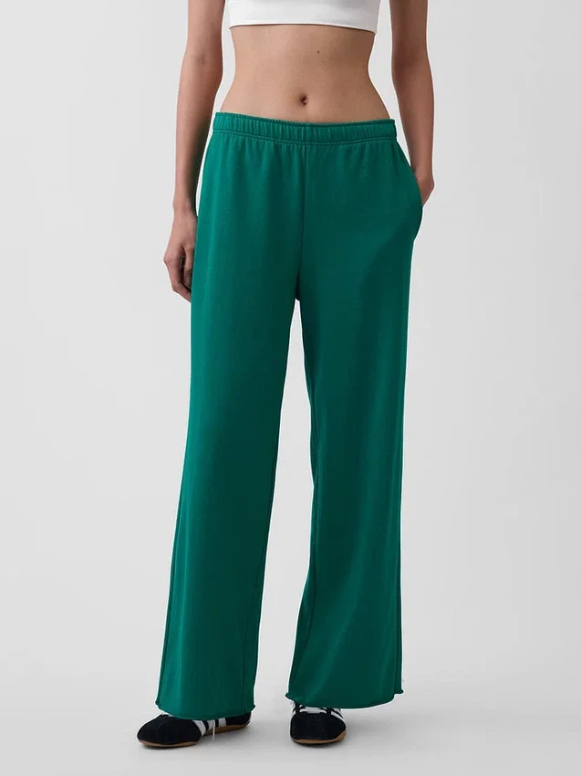 Vintagesoft Terry Sweathose mit weitem Bein