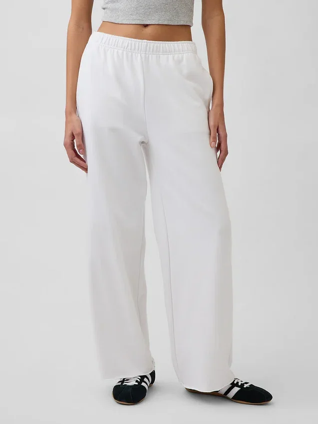 Vintagesoft Terry Sweathose mit weitem Bein
