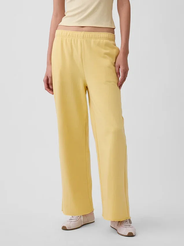 Vintagesoft Terry Sweathose mit weitem Bein