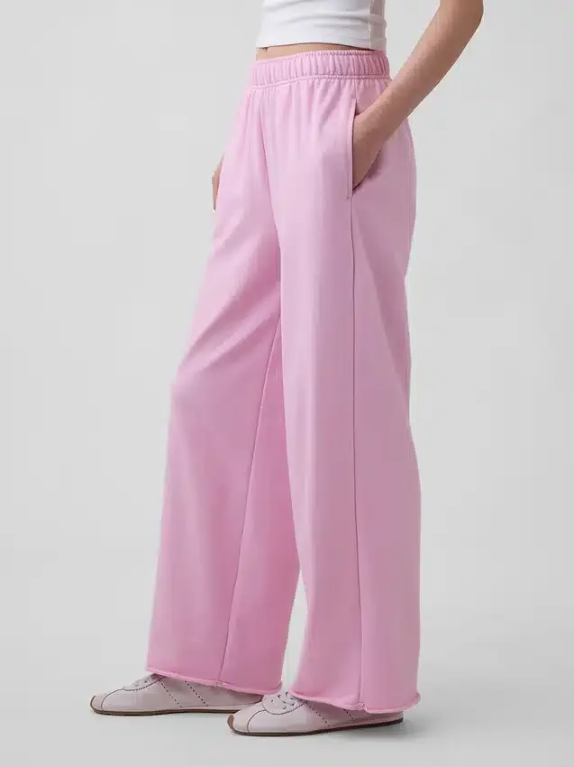Vintagesoft Terry Sweathose mit weitem Bein