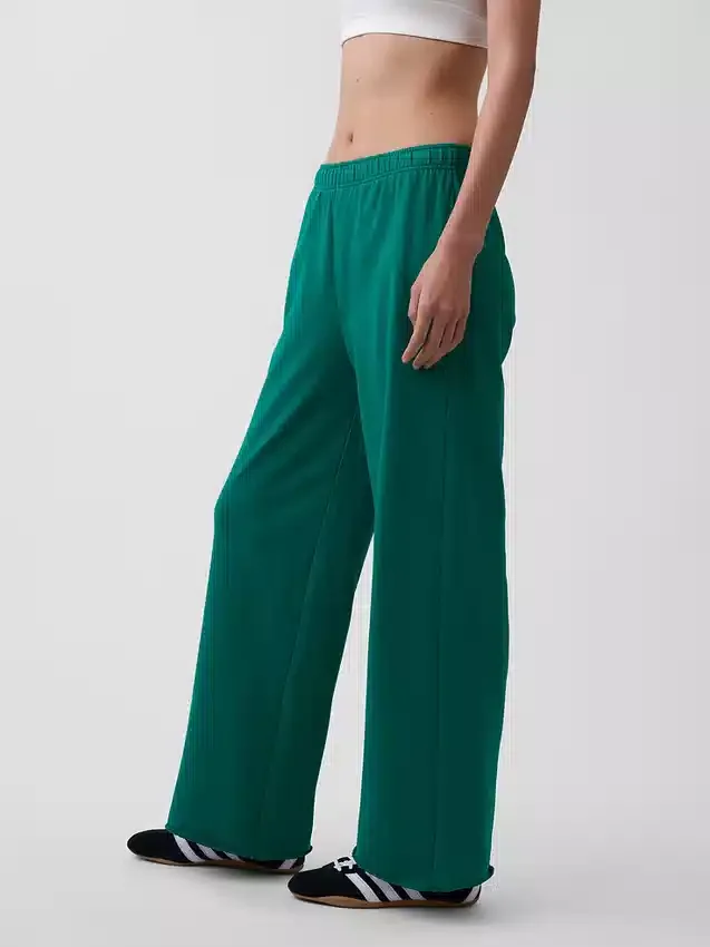 Vintagesoft Terry Sweathose mit weitem Bein