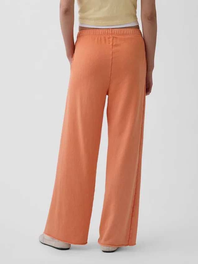 Vintagesoft Terry Sweathose mit weitem Bein