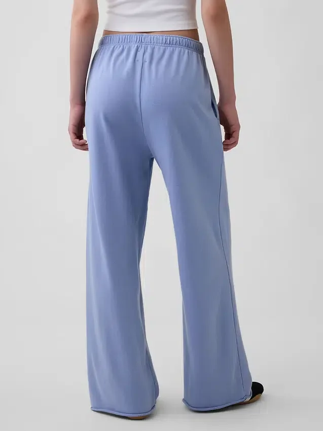 Vintagesoft Terry Sweathose mit weitem Bein