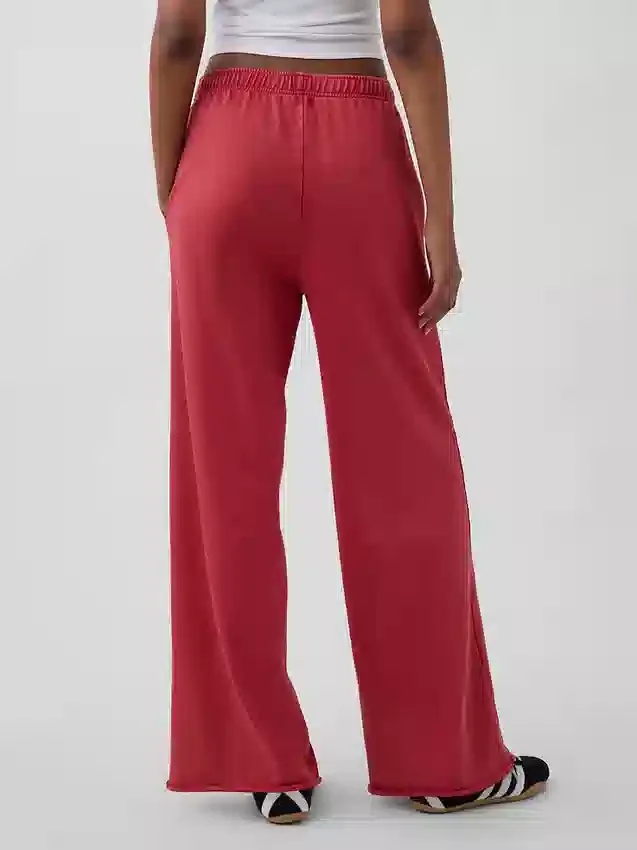 Vintagesoft Terry Sweathose mit weitem Bein