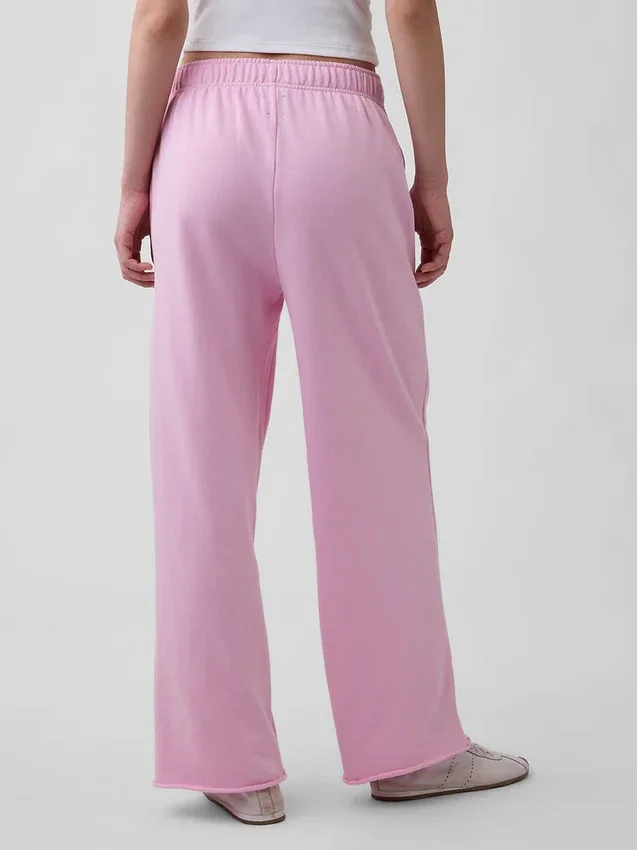 Vintagesoft Terry Sweathose mit weitem Bein