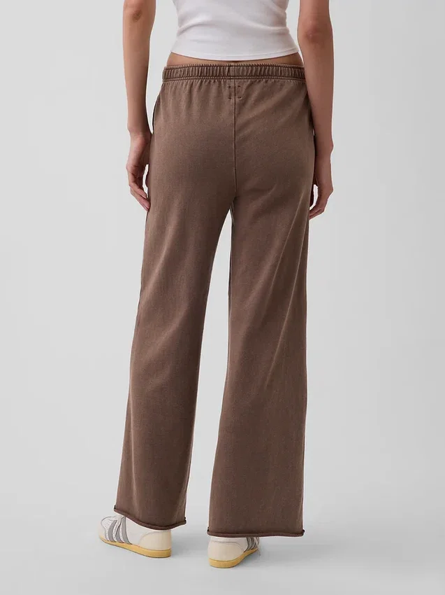 Vintagesoft Terry Sweathose mit weitem Bein