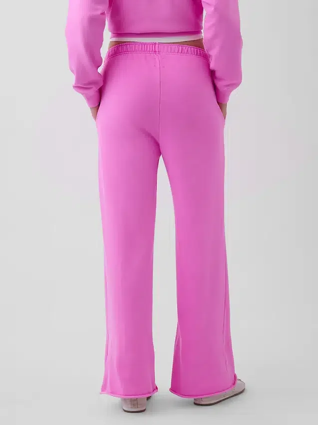Vintagesoft Terry Sweathose mit weitem Bein