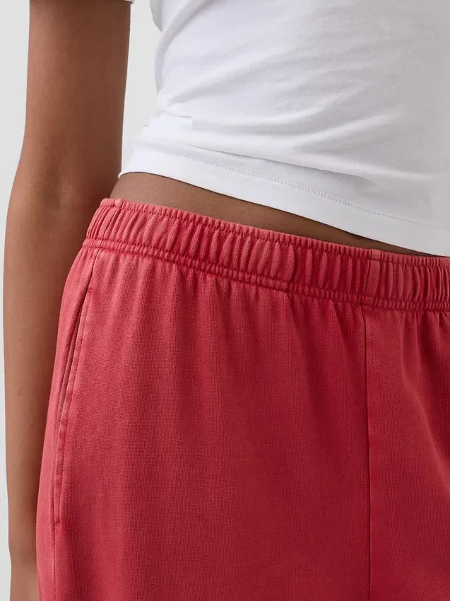 Vintagesoft Terry Sweathose mit weitem Bein